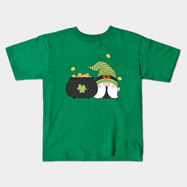 Happy St Patricks Day Kids T-Shirt by kevenwal